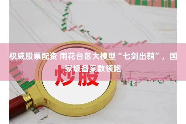 权威股票配资 雨花台区大模型“七剑出鞘”，国家级备案数领跑