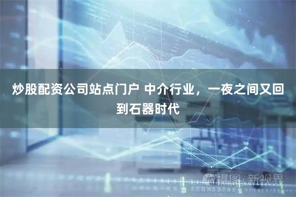 炒股配资公司站点门户 中介行业,一夜之间又回到石器时代