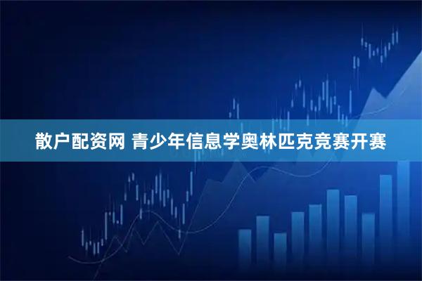 散户配资网 青少年信息学奥林匹克竞赛开赛